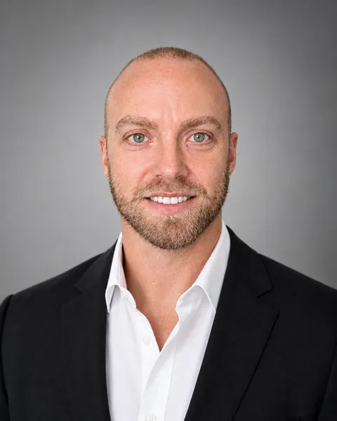 Dan Gauerke today, in a dark suit jacket